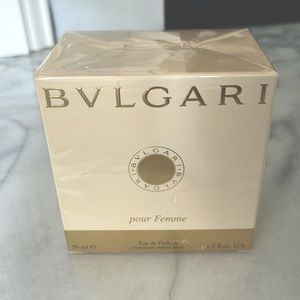 Bvlgari Pour Femme Eau De Parfum 1.7 oz. NIB -DISCONTINUED!- RARE!!